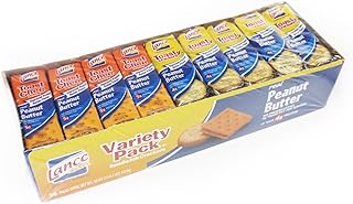 Lance Fresh Sandwich Crackers Real Peanut Butter Variety Pack, 36Count