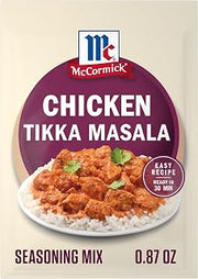 McCormick Chicken Tikka Masala Seasoning Mix, 0.87 oz (Pack of 12)