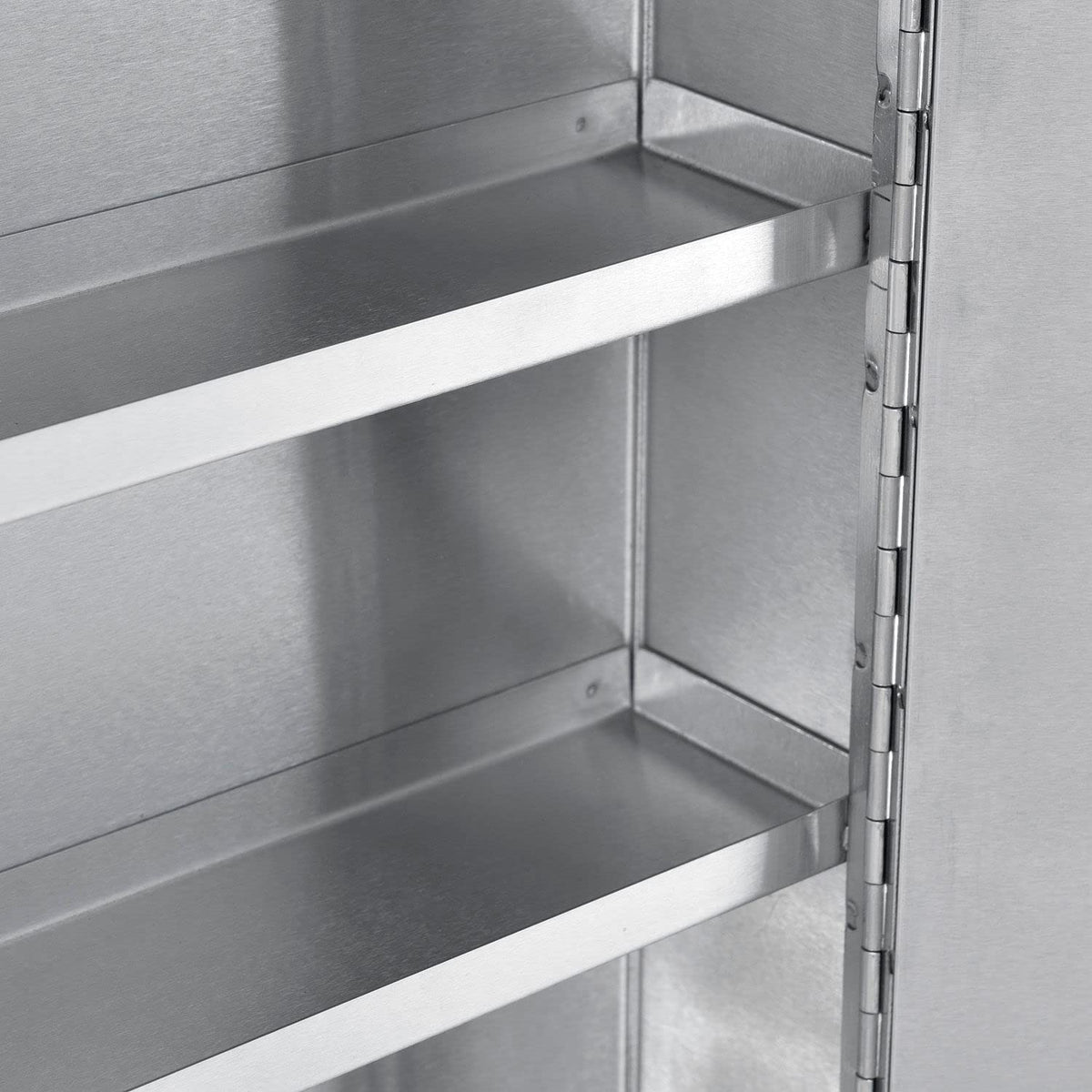 Global Industrial Stainless Steel / 2.63"L x 8"W x 12.13"H / Industrial Key Cabinets