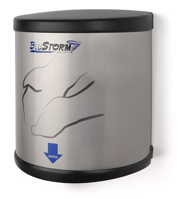 Blustorm Hand Dryer by Palmer Fixture – 7.4"L x 9.1"W x 11.1"H, Metal, Gray, Model HD0950-09