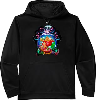 Disney Little Mermaid Ariel And Ursula Graphic Hoodie Performance Hoodie