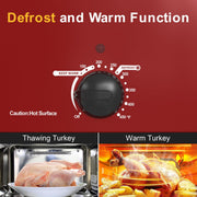 RoyalCraft Electric Roaster Oven, 26 Quart Capacity, Red