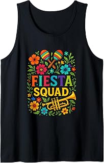 Fiesta Squad - Cinco de Mayo Party Mexican Style Tank Top