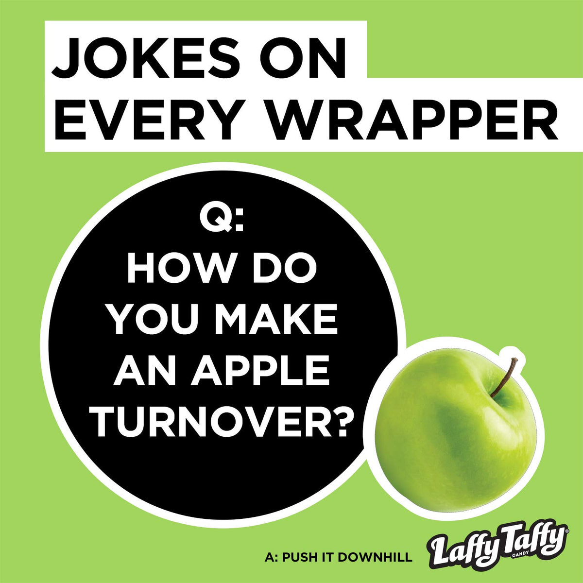 Jar, Sour Apple, 145 Count (Pack of 2) by Laffy Taffy – 49.3 Ounce (145 Count) (Pack of 2), Assorted, Pack of 2, Model 28000721213