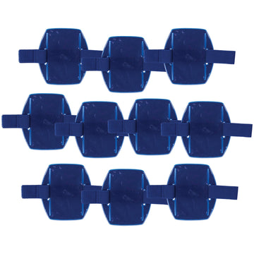 Squids 3386 Vinyl Arm Band ID/Badge Holders by Ergodyne – Polyester, Blue, Pack of 10, Model 19971