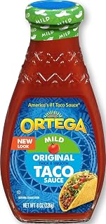 Ortega Original Taco Sauce, Mild, 8 Ounce (Pack of 12)