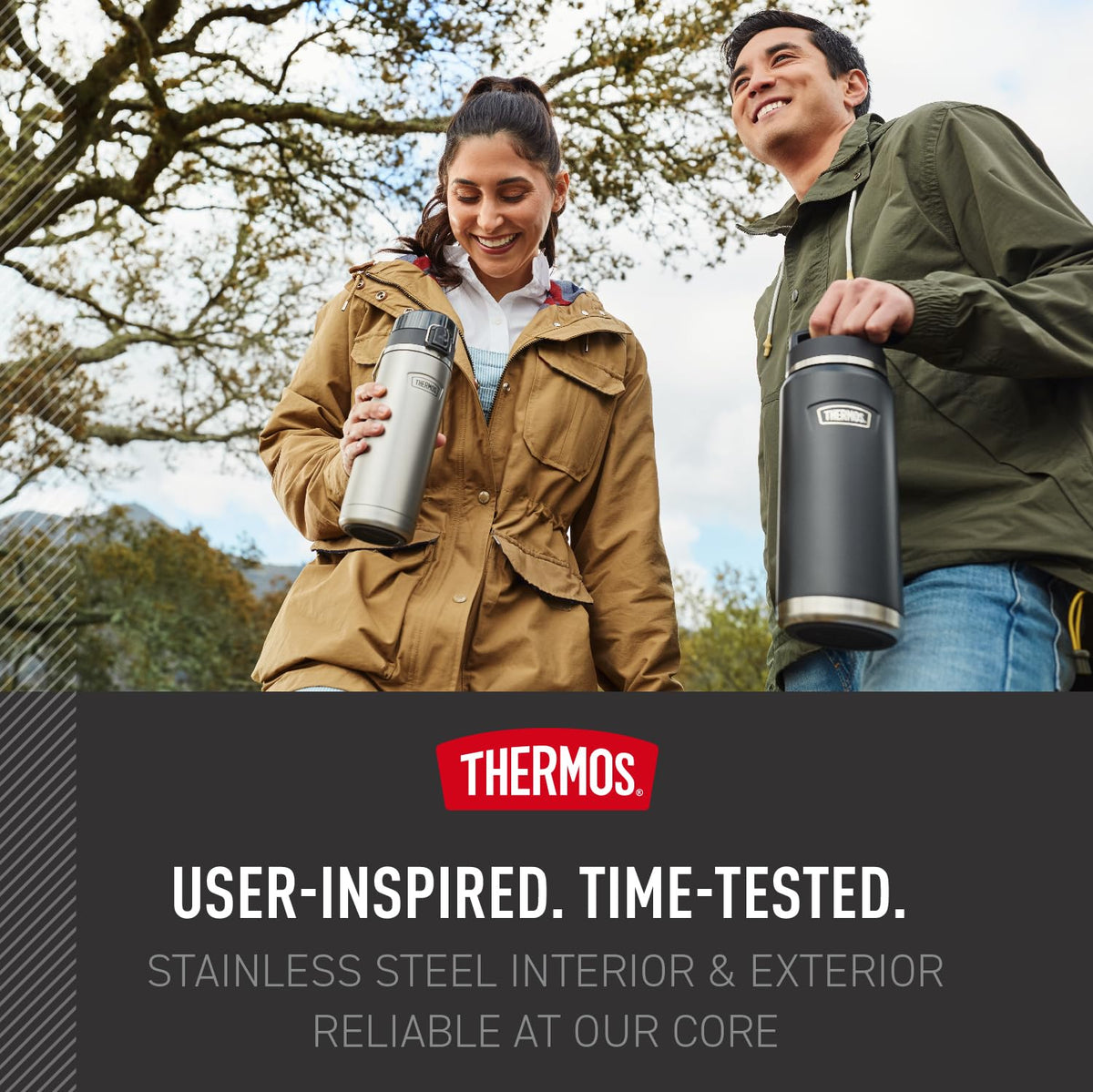 THERMOS Matte Stainless Steel / 40 Ounces / Classic Thermoses