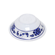 Lotus melamine dinnerware collection 15 oz by Thunder Group – 15.0 ounces, Melamine, White Blue, Model 5106TB
