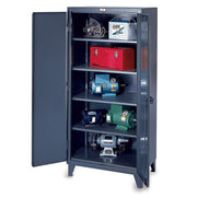 Ultra-Capacity Lifetime Cabinet - 36X24x78 - Steel - Dark Gray - Dark Gray by Strong Hold – Alloy Steel, Dark Gray, Model 36-244 #10 DK.GRY