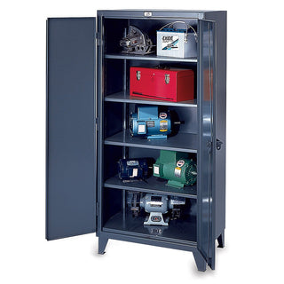 Ultra-Capacity Lifetime Cabinet - 36X24x78 - Steel - Dark Gray - Dark Gray by Strong Hold – Alloy Steel, Dark Gray, Model 36-244 #10 DK.GRY