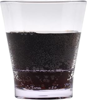 G.E.T. S-11-CL 12 oz. Rim-Full Stackable Glass, Clear (Pack of 12)