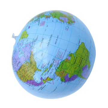 Inflatable 16 Inches PVC Balloon Toy Geography Easy to Read Globe by Chosertory – 40cm, As Shown, Model 57079786136576888