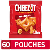 Crackers, Original, 1.5oz (60 Count) by Cheez-It – 1.5 Ounce (Pack of 60), Pack of 60, Model 2410012261