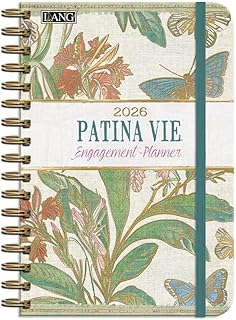Lang, Patina Vie 2026 Planner, 6.5'' X 9'', Weekly Calendar with Stapled Binding