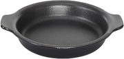 Browne Foodservice THERMALLOY Cast Iron Round Au Gratin 6.5 Inch x 15.2 cm Preseasoned