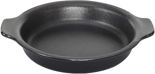 Browne Foodservice THERMALLOY Cast Iron Round Au Gratin 6.5 Inch x 15.2 cm Preseasoned