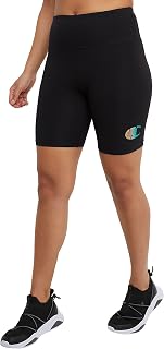 Champion Women's Bike Shorts, Authentic, Moisture Wicking, Bikers Shorts for Women, 7" (Plus Size Available)