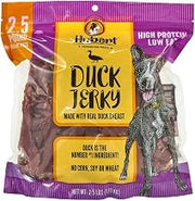 Hubert Duck Jerky Dog Treats, High Protein Low Fat Grain Free Chew, 2.5 lb