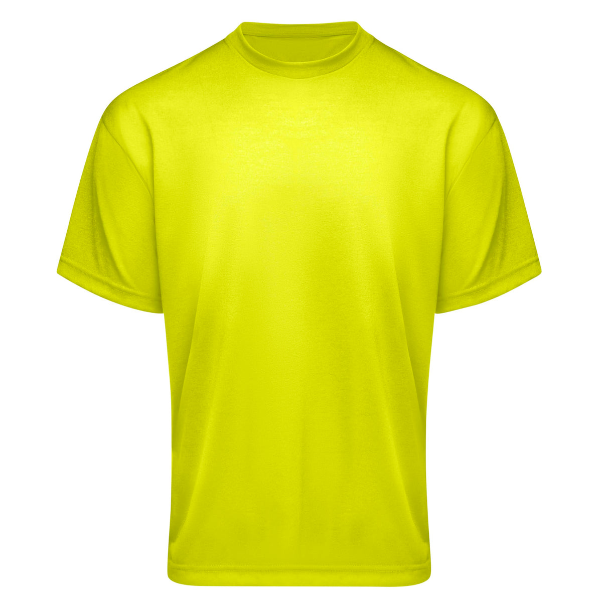 Men's Performance Short-Sleeve Core Tee by Red Kap – Polycotton, Yellow Lime, Model SK4SYL SS XL