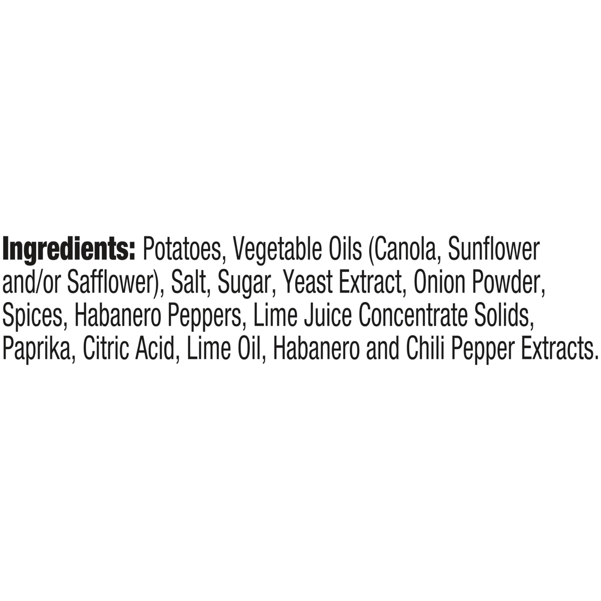 Kettle Brand Krinkle Cut Habanero Lime / 7.5 Ounce (Pack of 1) / Habanero Lime Potato