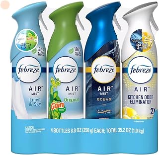Febreze air kitchen odor eliminator fresh lemon, 8.8 oz
