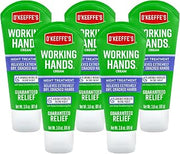 O'Keeffe's Working Hands Night Treatment Hand Cream; 3 oz Tube; (Pack of 5)