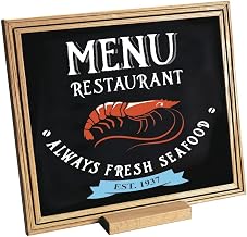 HUBERT Chalkboard Black Single-Sided - 12" L x 10" H