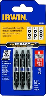 IRWIN Tools 1882353 IMPACT Performance Series Double-Ended Screwdriver Power Bit