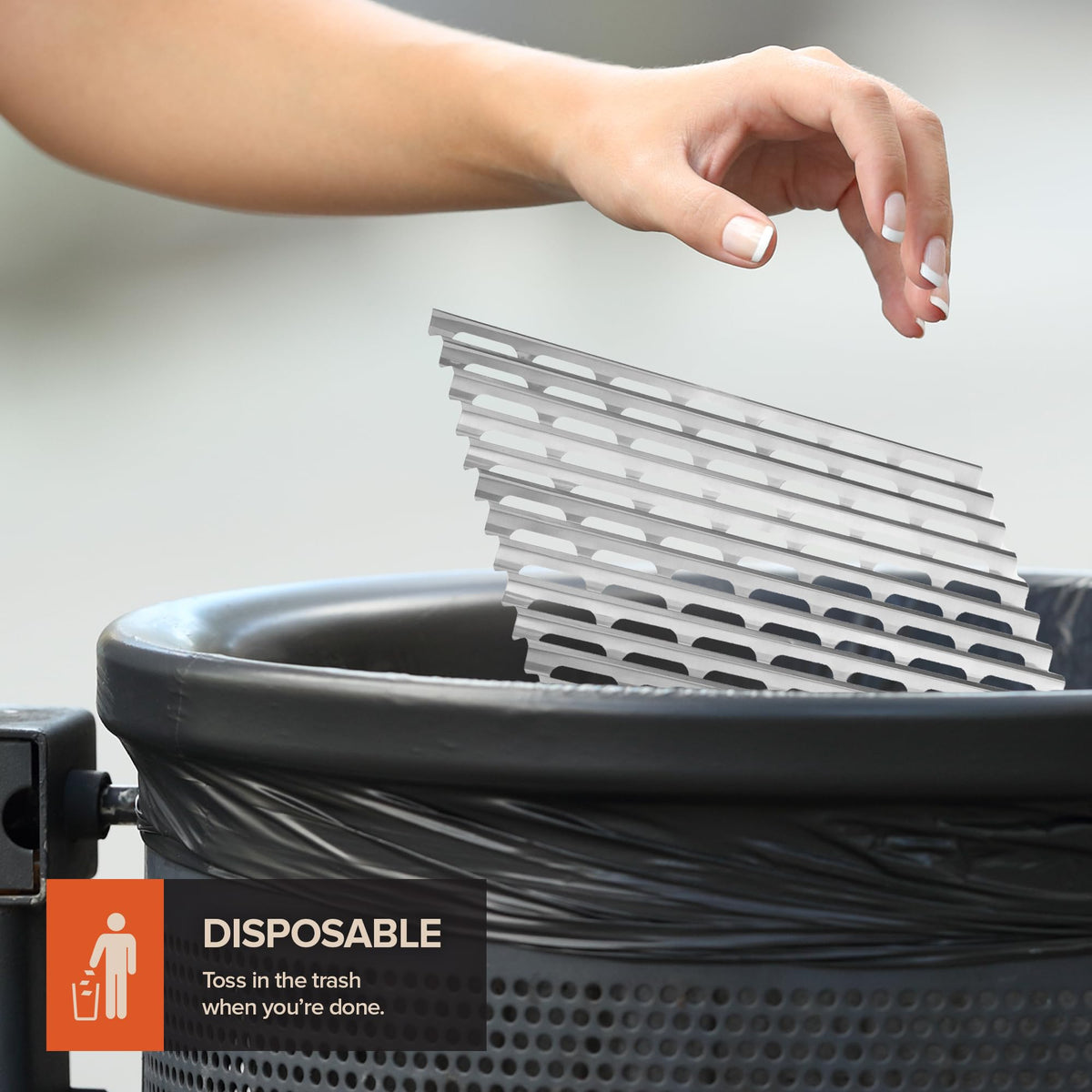 Stock Your Home 12x 20 / Clear / 1 Grill Toppers