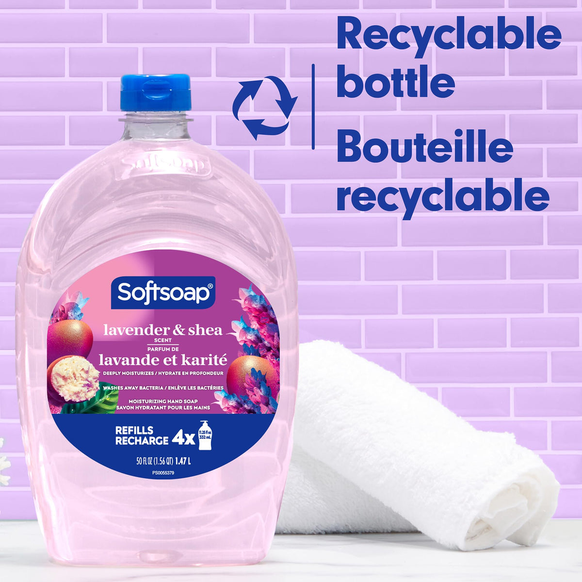 Liquid Hand Soap by Softsoap – 50 Fl Oz (Pack of 1), Paper, Transparent, Model US07151A
