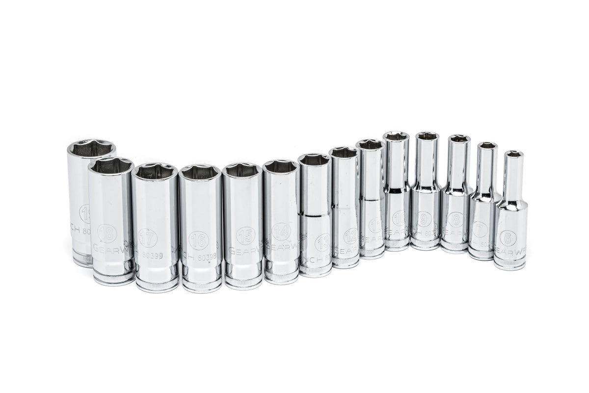 GearWrench 14 Pc / 3/8" / Metric Socket Wrenches