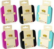 Post-it Pop-Up Note Fashion Dispenser, Assorted Colors (6 Pack)