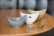10 Strawberry Street Boat Bowl / Black Granite / 16.0 fluid_ounces Bowl Sets