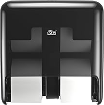 Tork OptiServe 4-Roll Coreless Toilet Paper Dispenser Black T7/T5, 473628