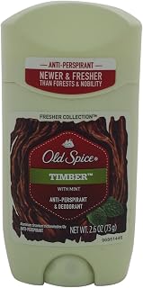 Old Spice Fresher Collection Invisible Solid Men's Antiperspirant and Deodorant, Timber, 2.6 Ounce