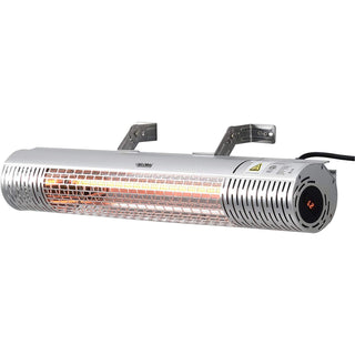 Infrared Patio Heater W/Remote Control by Global Industrial – Aluminum, Black, Model MOON