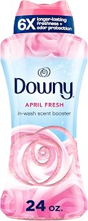 Downy April Fresh In-Wash Laundry Scent Booster Beads, 24 oz, laundry scent beads, Long-lasting Freshness