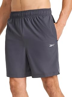 Reebok Men's Jumper Box Texture Woven 7” Short