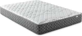 Coaster Hayes Fabric Eastern King Firm Tight Top Hybrid Mattress in White
