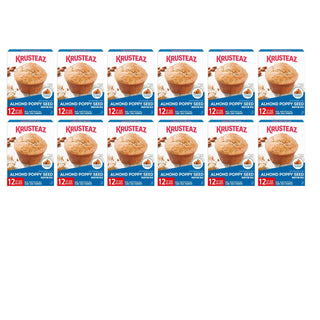 Almond Poppy Seed Muffin Mix by Krusteaz – 17 Ounce (Pack of 12), Banana Nut, Pack of 12, Model 724-0850