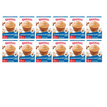 Almond Poppy Seed Muffin Mix by Krusteaz – 17 Ounce (Pack of 12), Banana Nut, Pack of 12, Model 724-0850