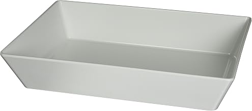 American Metalcraft MLRP13 Bowls, 9.85" Length x 13.75" Width, White