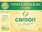 Canson C Grained Drawing Paper 320 x 240 mm 180 g 12 Sheets Lot of 10
