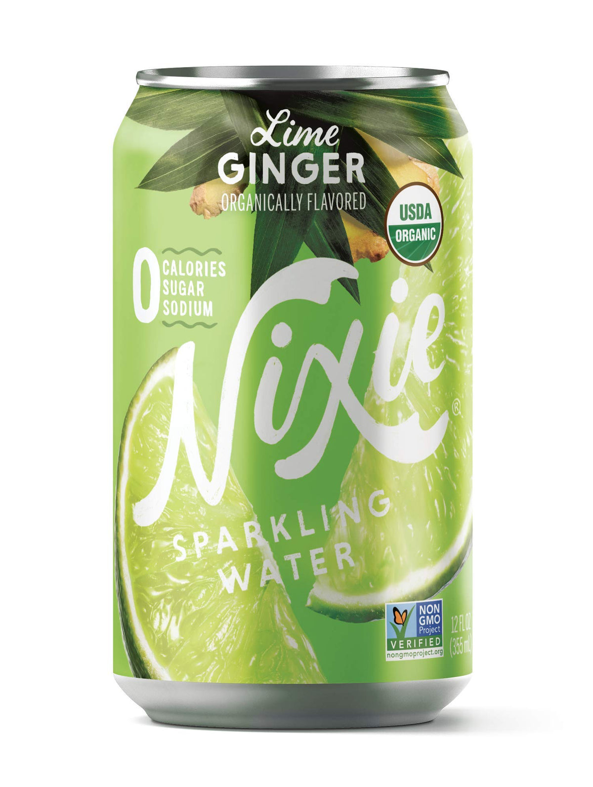 Nixie Lime Ginger / 12 Fl Oz (Pack of 24) / 1 Carbonated Water