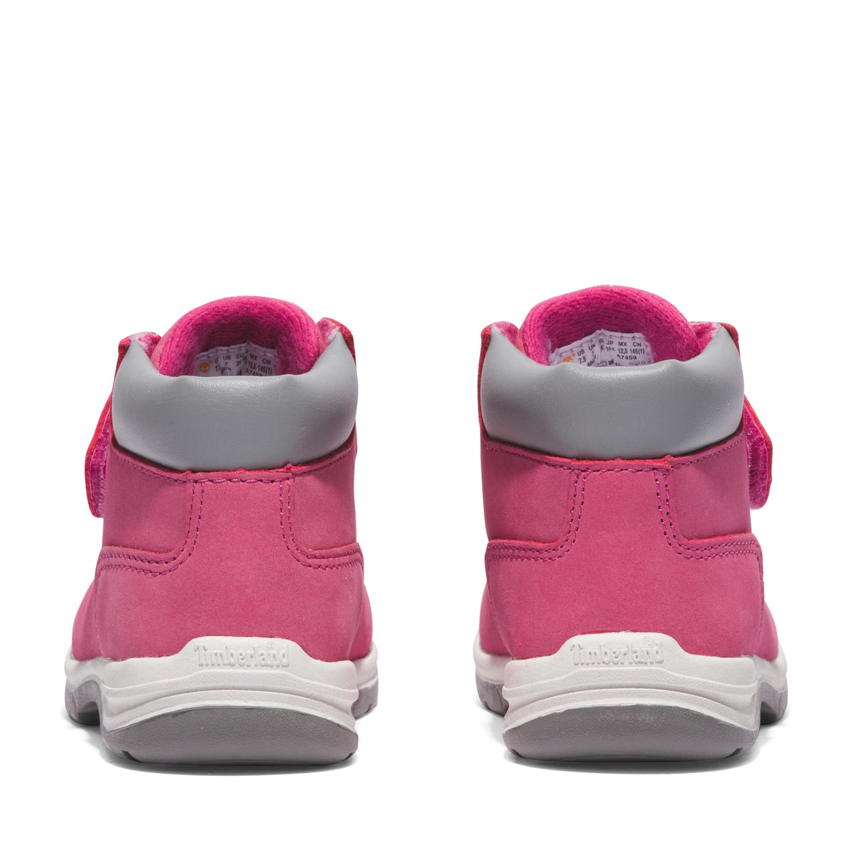 Toddler Timber Tykes Mid Hook & Loop Boot by Timberland – 7 Toddler, Leather, Fuscia Rose