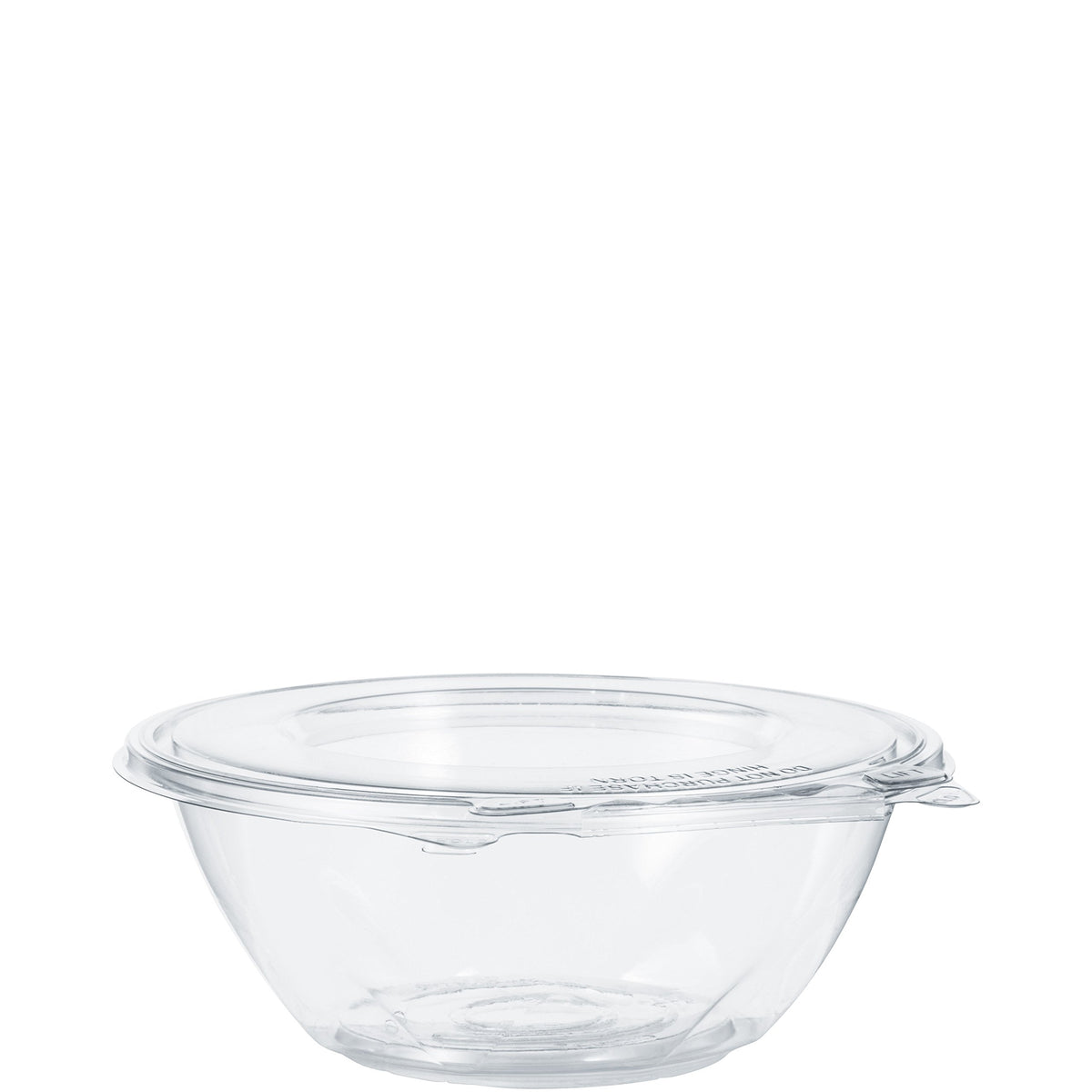 24 oz SafeSeal Tamper-Evident Clear PET Plastic Bowl with Hinged Flat Lid by DART – 24 oz. Bowl with Hinged Flat Lid, 24.0 fluid_ounces, PET, Clear, Pack of 150