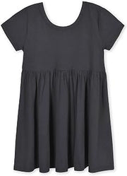 Gerber Baby & Toddler Girls Buttery Soft Short Sleeve Dress w/ Eucalyptus