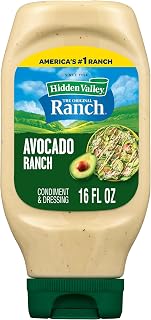 Hidden Valley Avocado Ranch Topping and Dressing, 16 Fluid Ounce Bottle (Package May Vary)