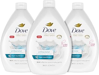 Dove Antibacterial Hand Wash Care & Protect Pack of 3, 34 oz