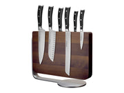 Classic Ikon Knife Block with 6 Blades by Wüsthof – Fleischmesser16 cm, Stainless Steel, Multicolour, Model 1090370602